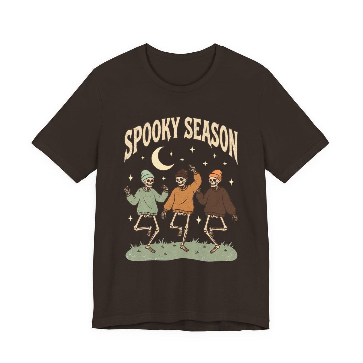 Spooky Season Tee — Dancing Skeleton Halloween Shirt