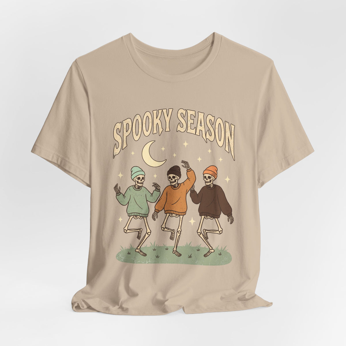 Spooky Season Tee — Dancing Skeleton Halloween Shirt