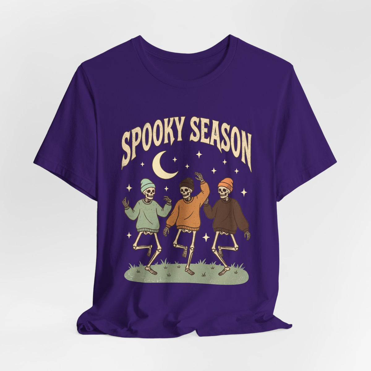 Spooky Season Tee — Dancing Skeleton Halloween Shirt