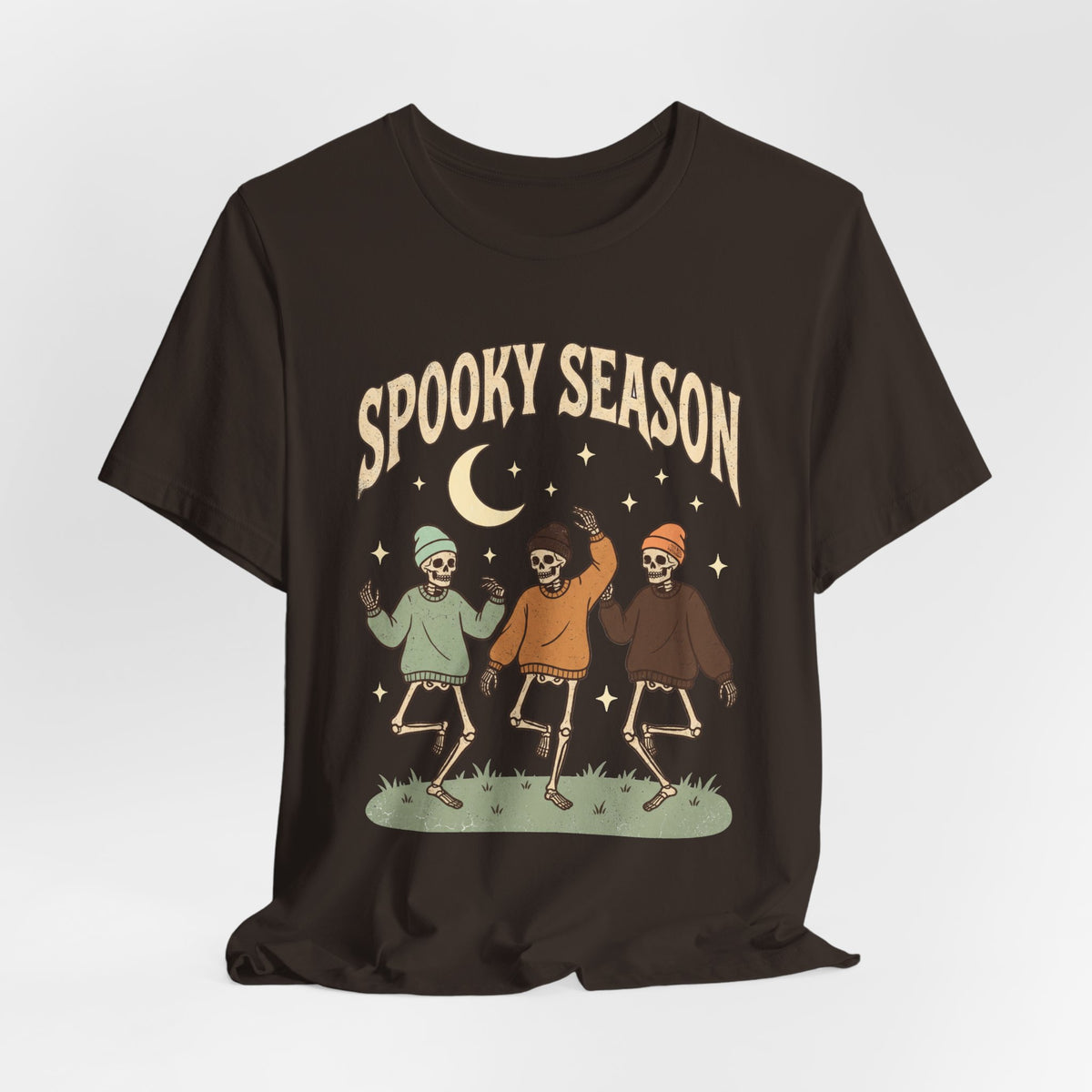 Spooky Season Tee — Dancing Skeleton Halloween Shirt