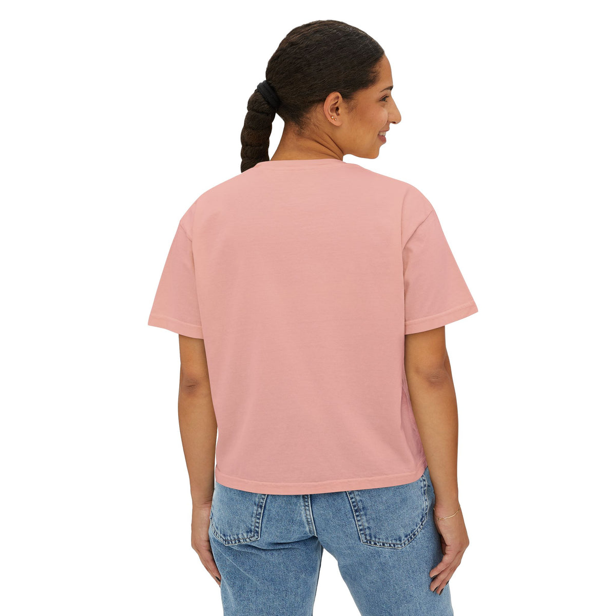 Spooky Season Women’s Boxy Tee — Dancing Skeletons Halloween Shirt
