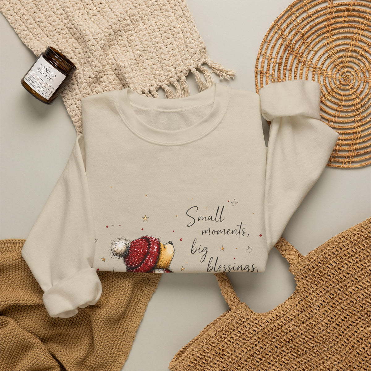 Small Moments Christmas Bear Sweatshirt