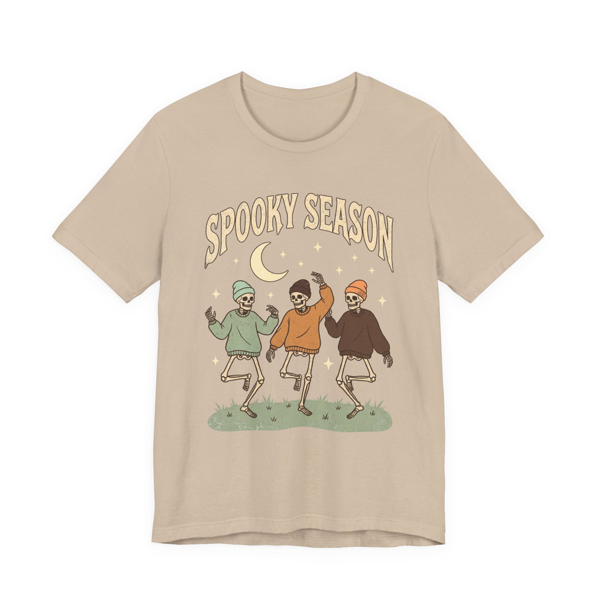 Spooky Season Tee — Dancing Skeleton Halloween Shirt