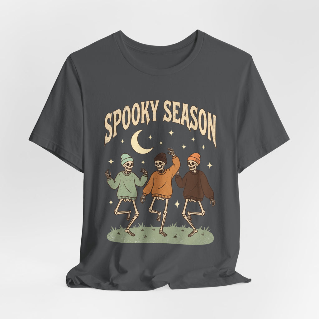 Spooky Season Tee — Dancing Skeleton Halloween Shirt