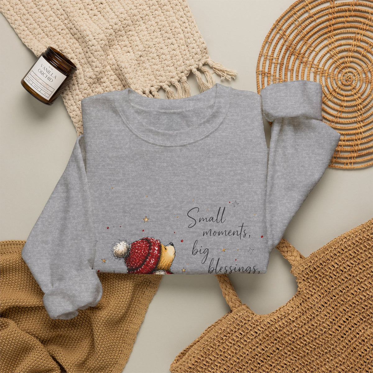 Small Moments Christmas Bear Sweatshirt