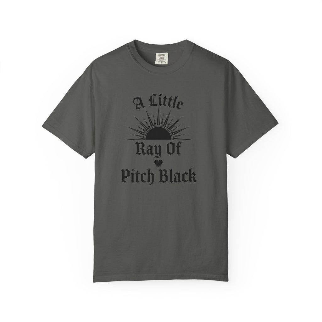 A Little Ray of Pitch Black Gothic Halloween T-Shirt