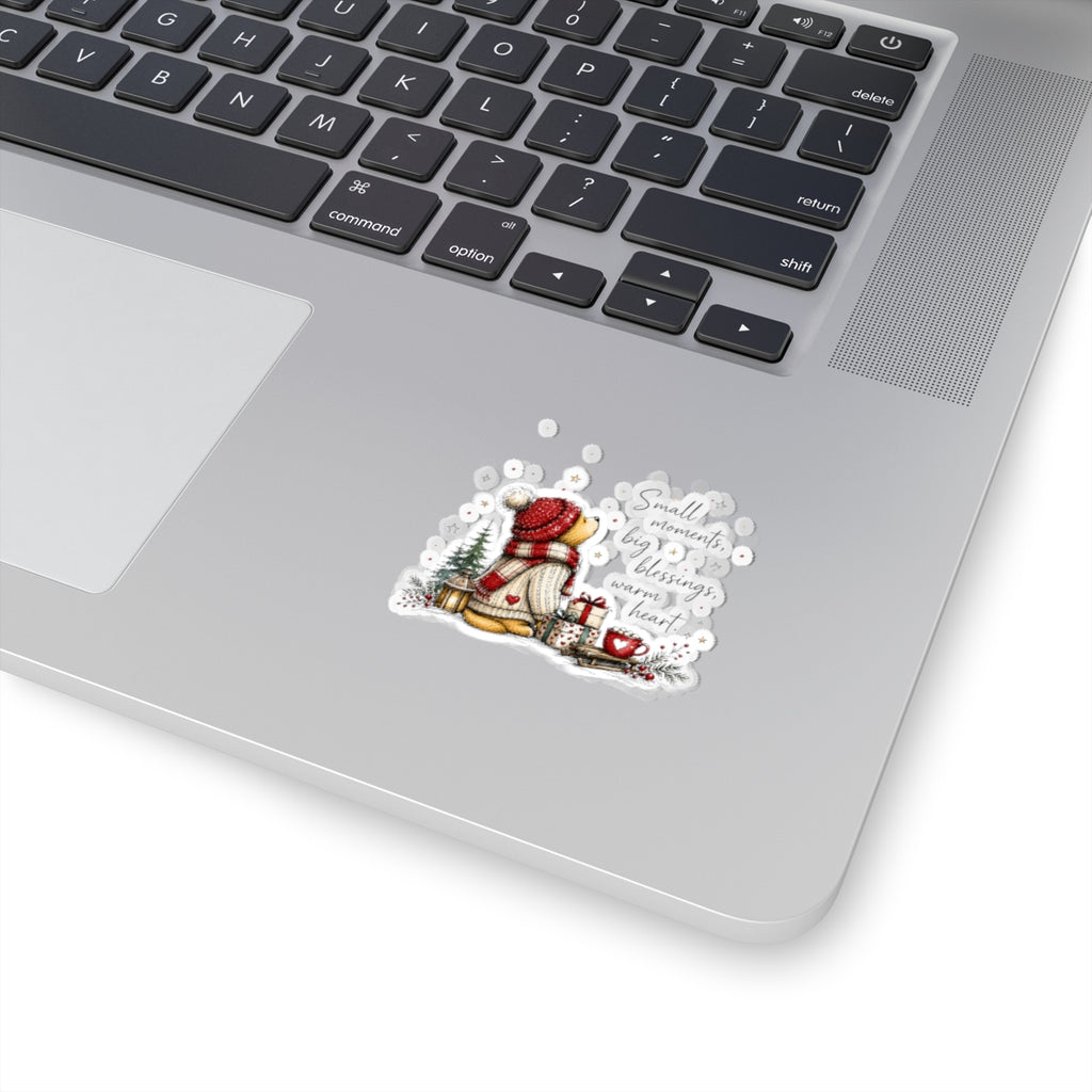 Small Moments Big Blessings Christmas Snowman Kiss-Cut Sticker