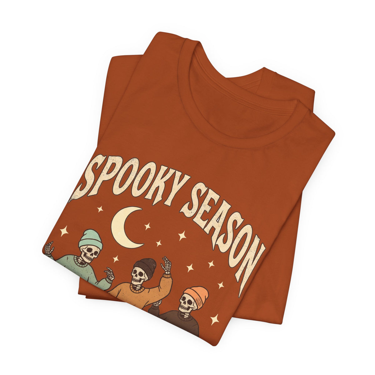 Spooky Season Tee — Dancing Skeleton Halloween Shirt