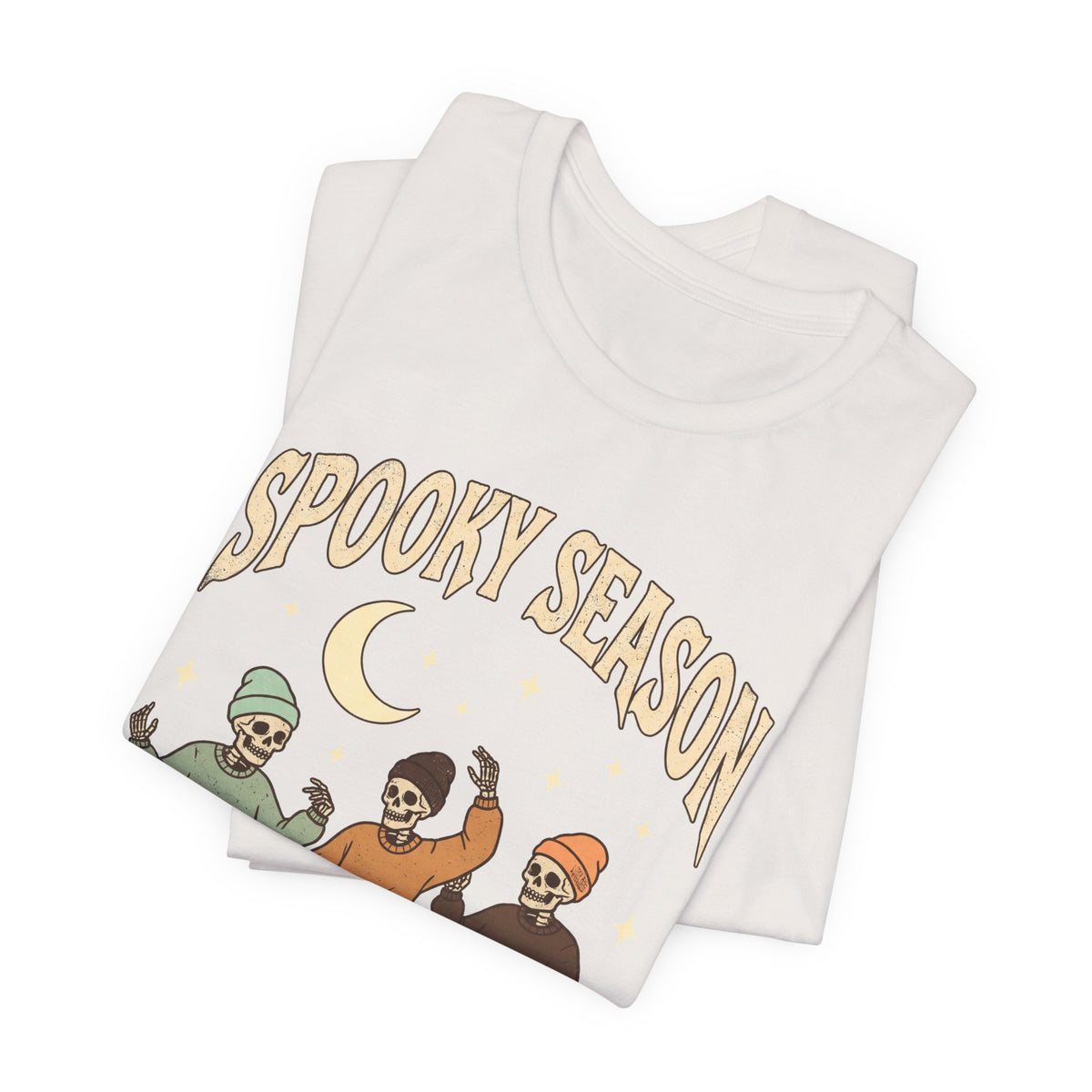 Spooky Season Tee — Dancing Skeleton Halloween Shirt