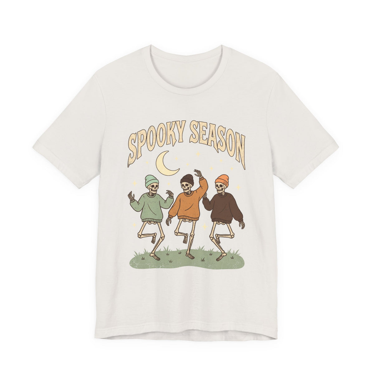 Spooky Season Tee — Dancing Skeleton Halloween Shirt
