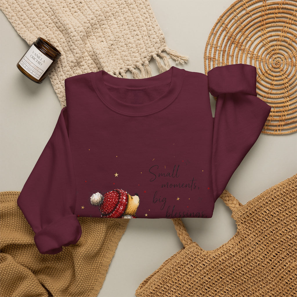 Small Moments Christmas Bear Crewneck Sweatshirt