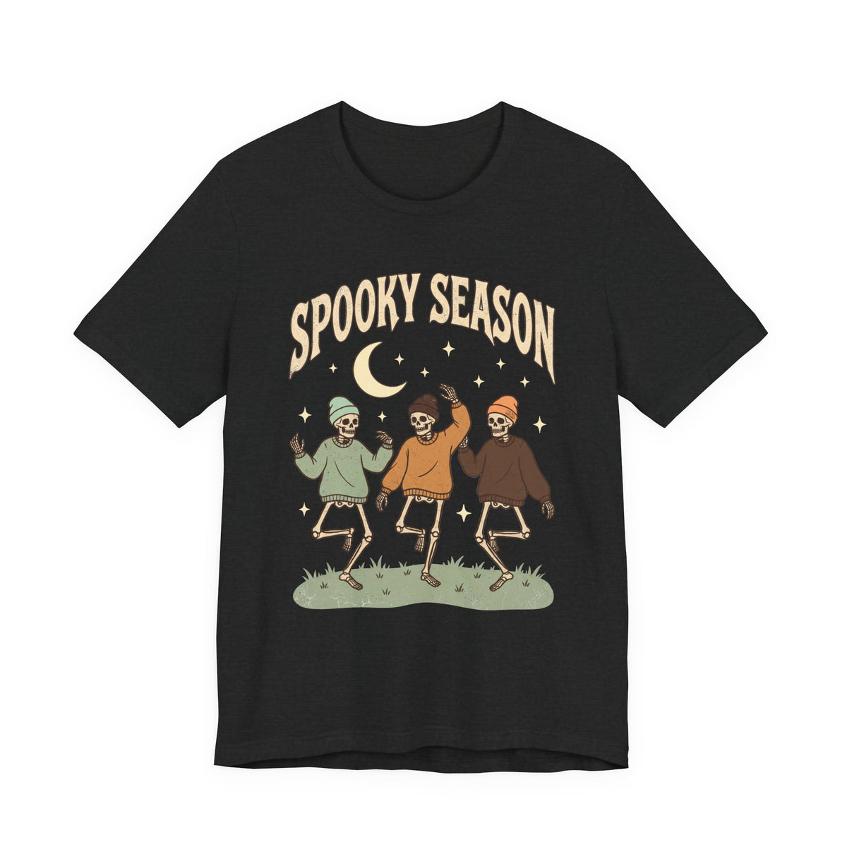 Spooky Season Tee — Dancing Skeleton Halloween Shirt