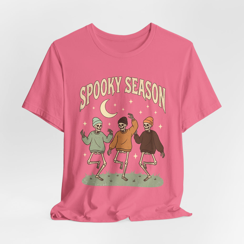 Spooky Season Tee — Dancing Skeleton Halloween Shirt