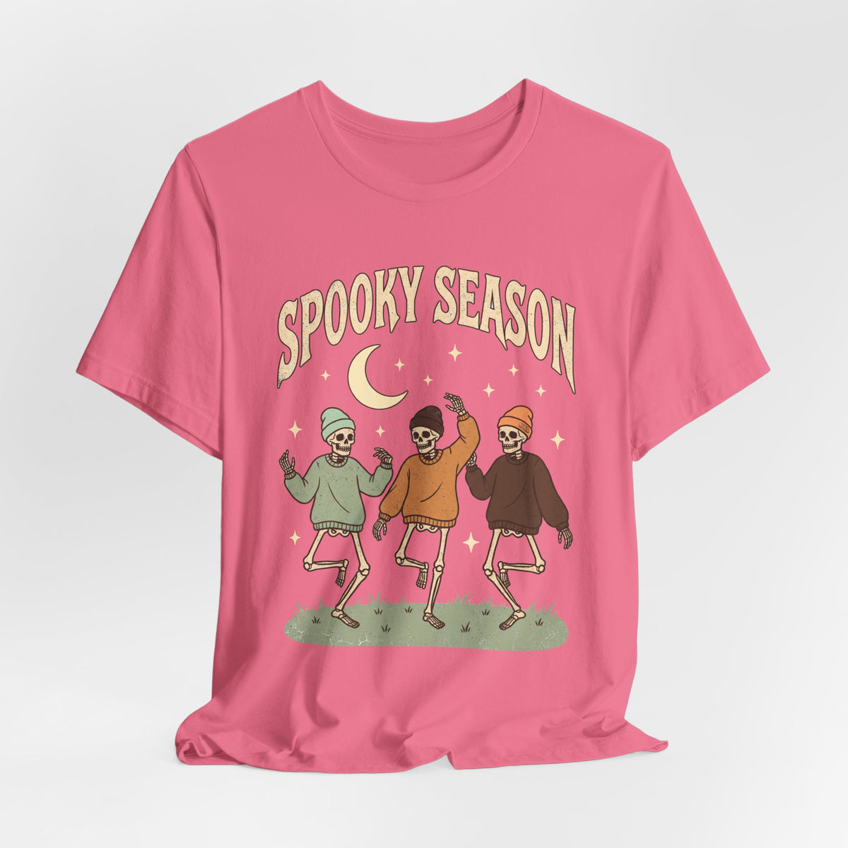 Spooky Season Tee — Dancing Skeleton Halloween Shirt