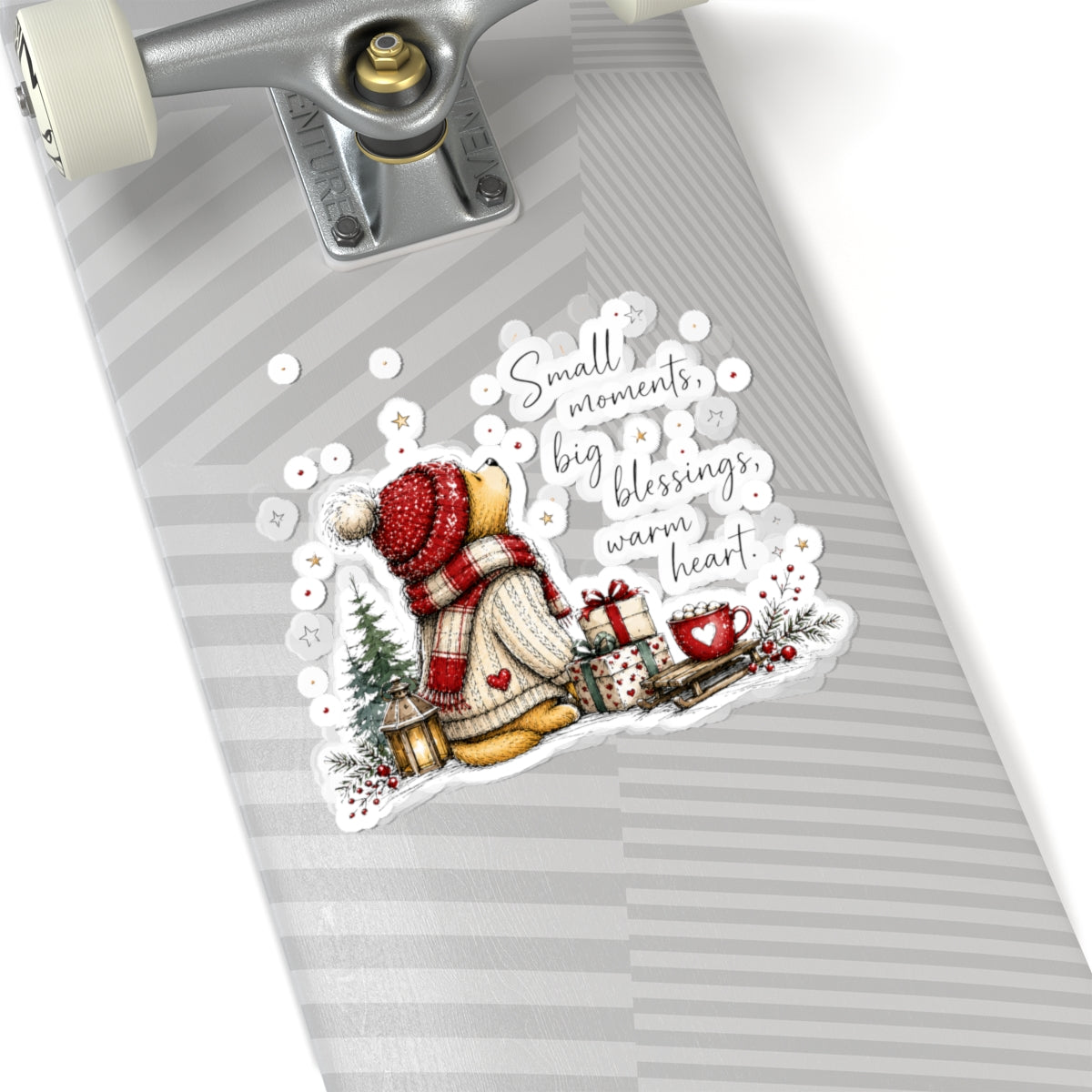 Small Moments Big Blessings Christmas Snowman Kiss-Cut Sticker