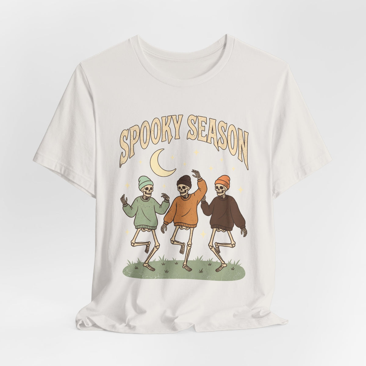 Spooky Season Tee — Dancing Skeleton Halloween Shirt