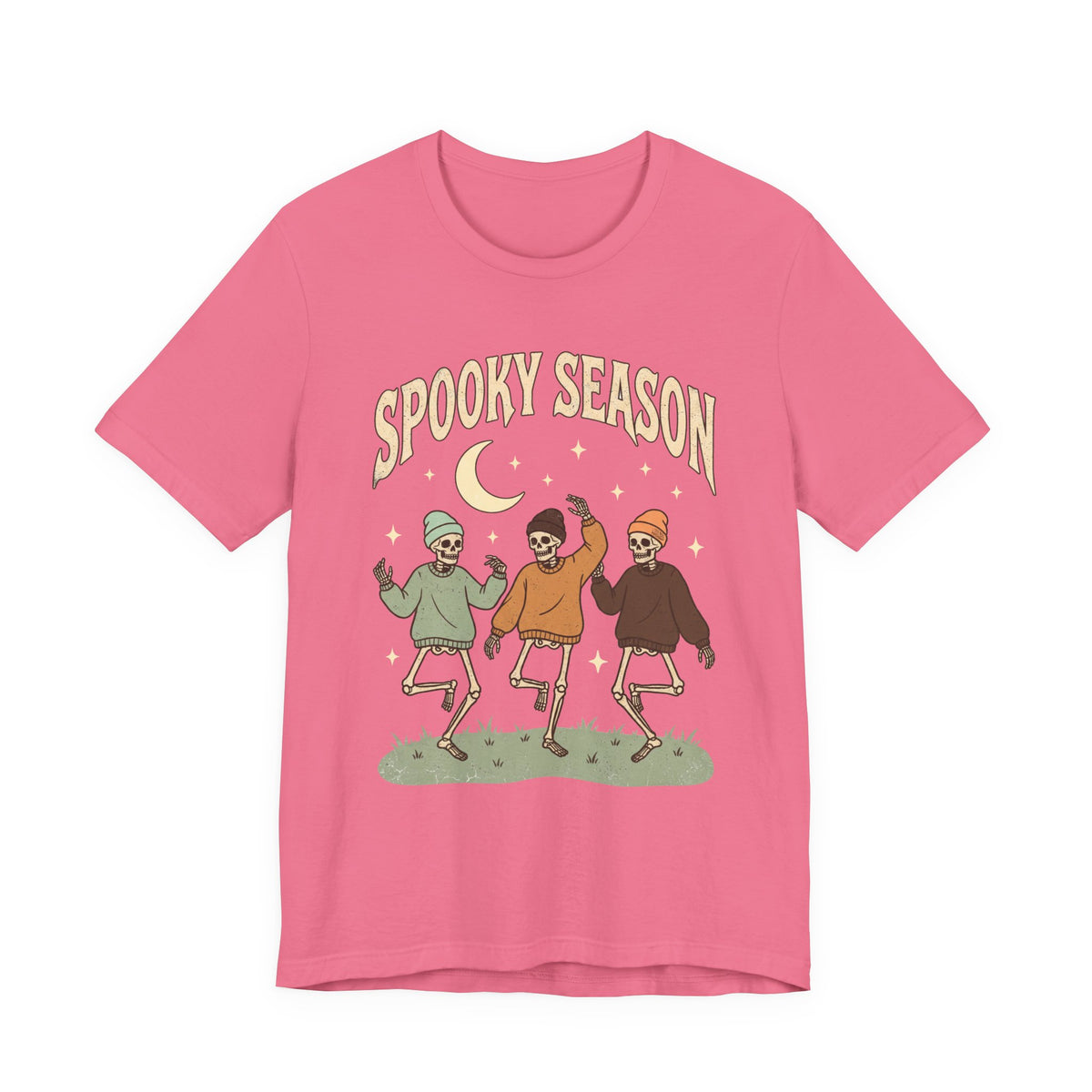 Spooky Season Tee — Dancing Skeleton Halloween Shirt