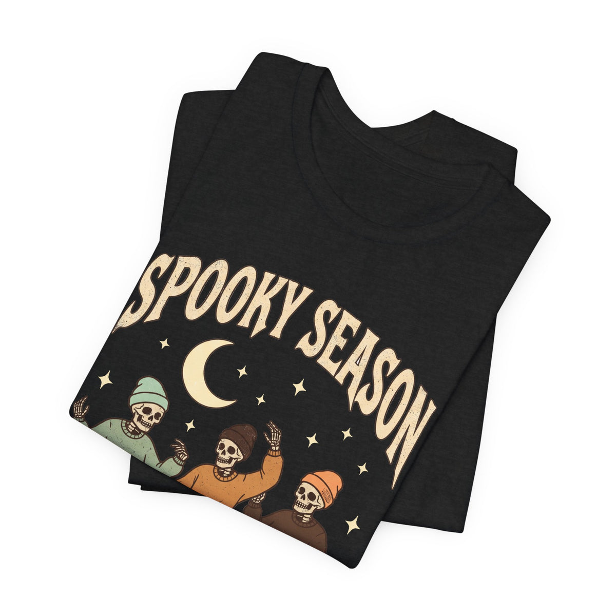 Spooky Season Tee — Dancing Skeleton Halloween Shirt