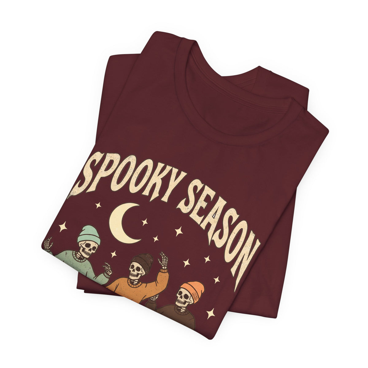Spooky Season Tee — Dancing Skeleton Halloween Shirt