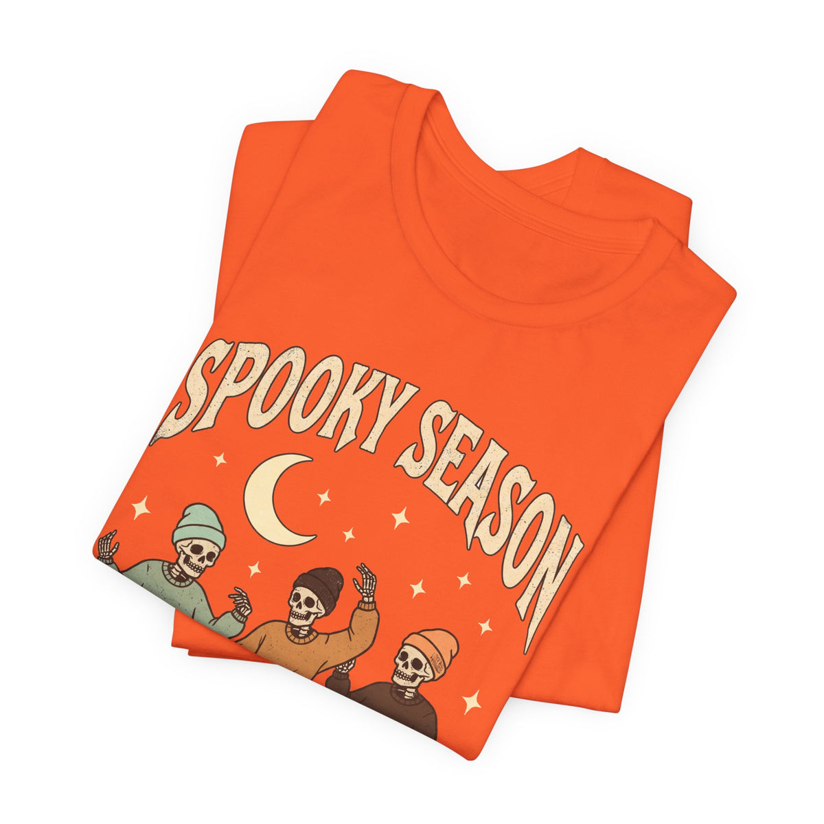 Spooky Season Tee — Dancing Skeleton Halloween Shirt