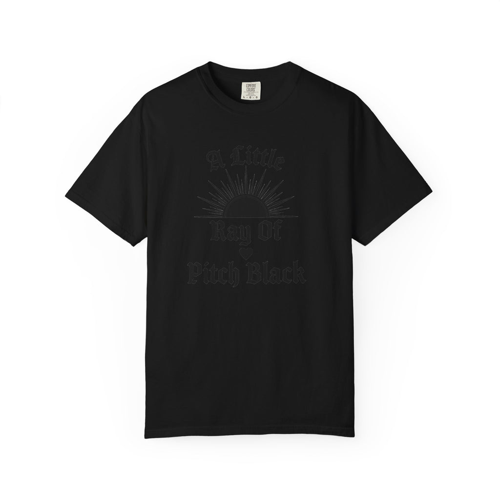 A Little Ray of Pitch Black Gothic Halloween T-Shirt