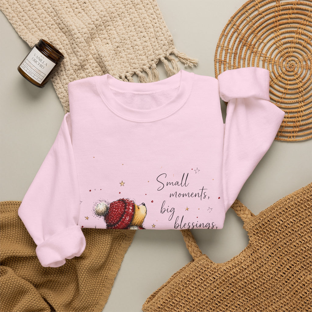 Small Moments Christmas Bear Crewneck Sweatshirt