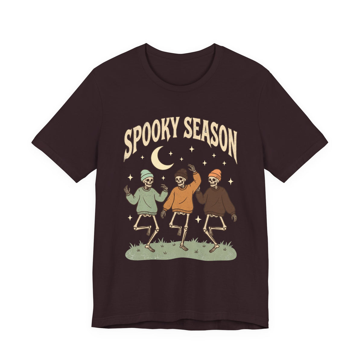 Spooky Season Tee — Dancing Skeleton Halloween Shirt