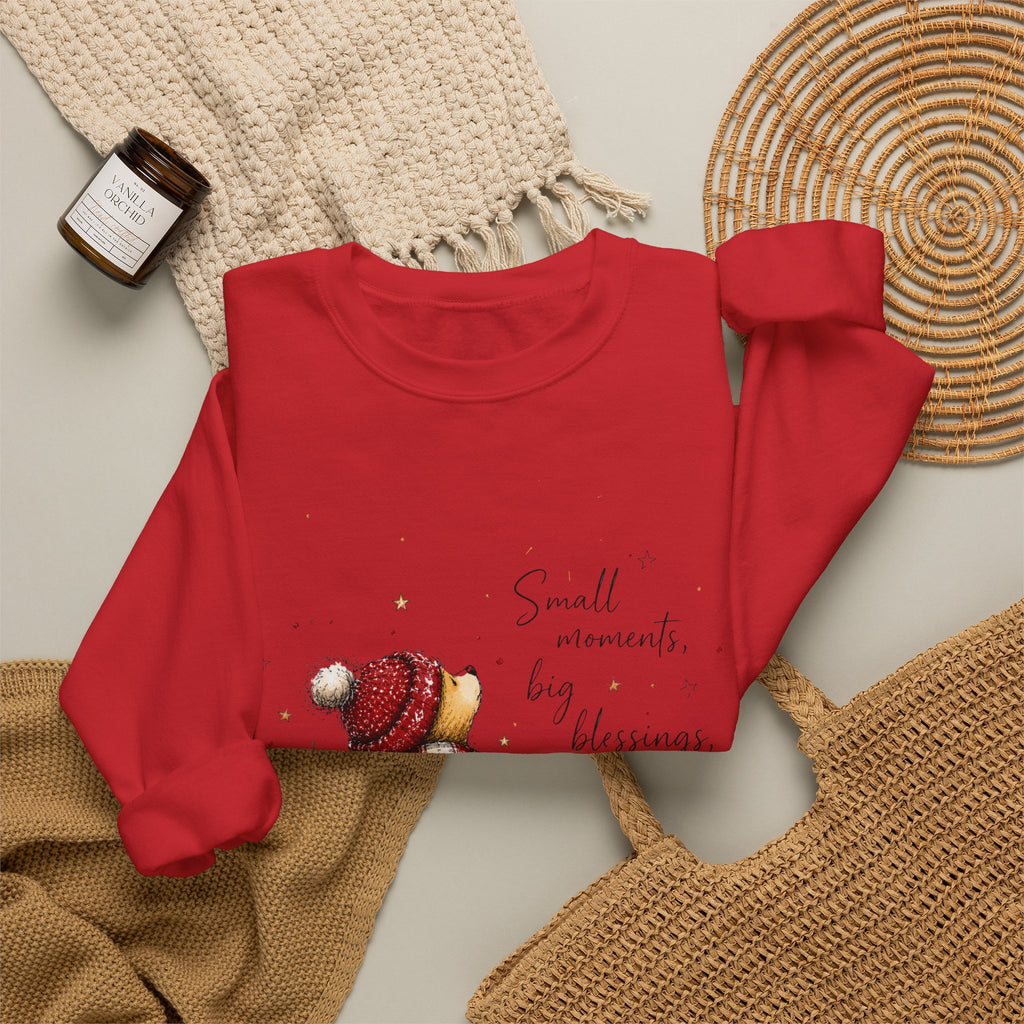 Small Moments Christmas Bear Crewneck Sweatshirt