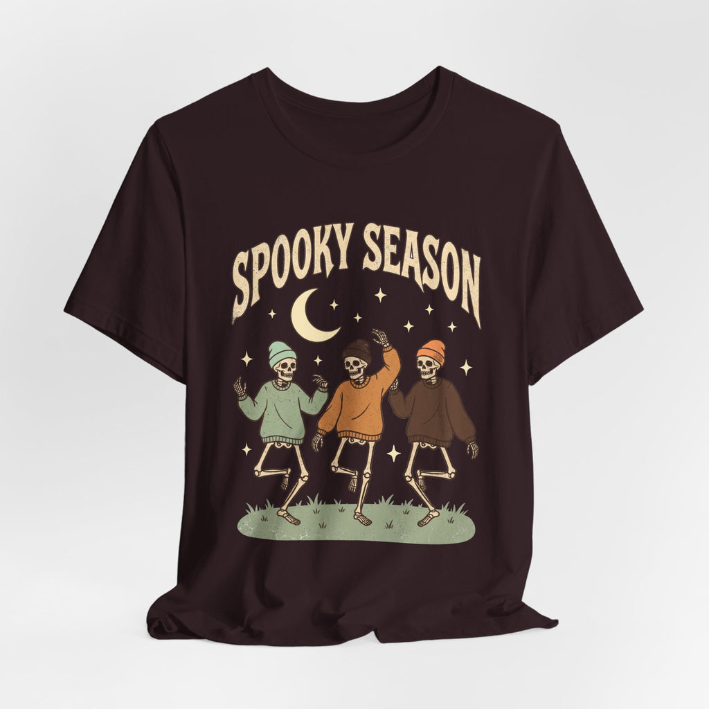 Spooky Season Tee — Dancing Skeleton Halloween Shirt
