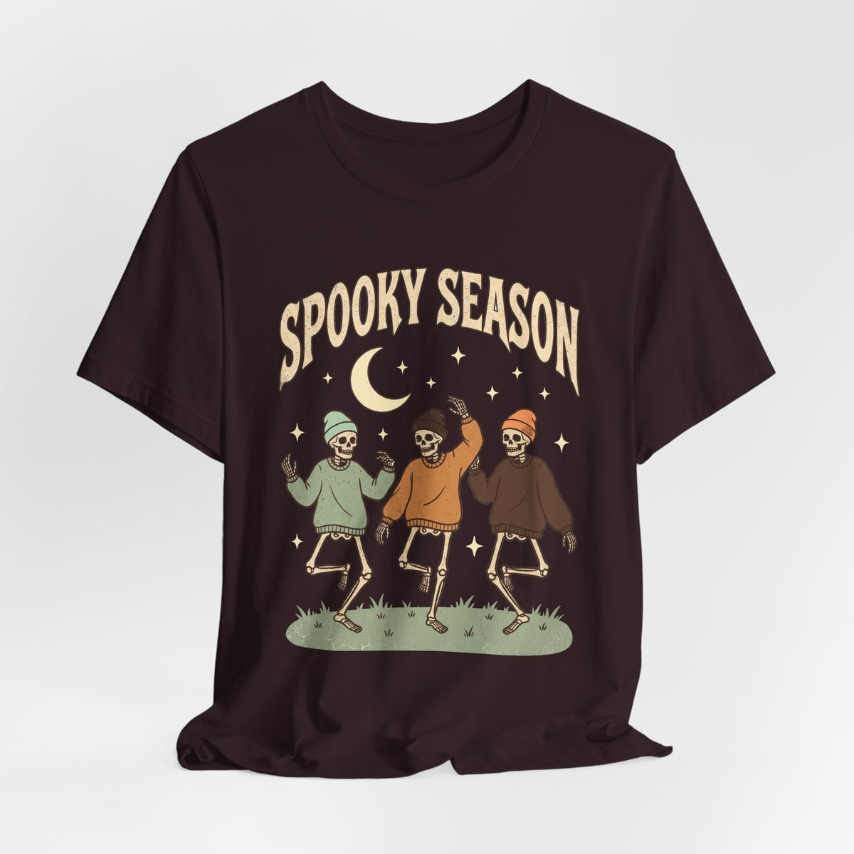 Spooky Season Tee — Dancing Skeleton Halloween Shirt